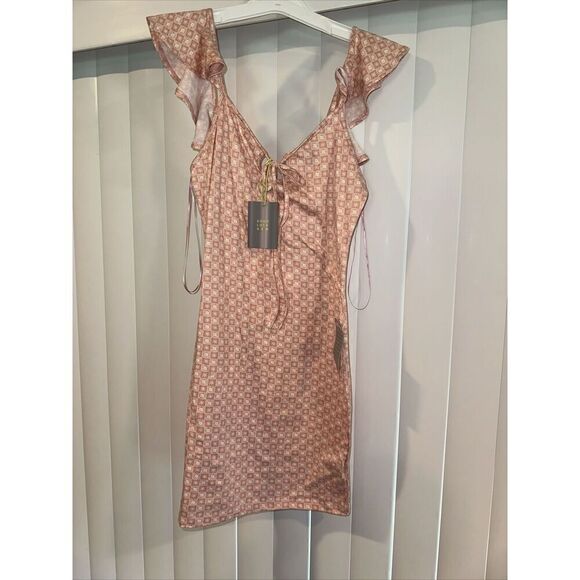 Good Luck Gem Nordstrom Women’s Sleeveless  Mini Dress Size Small. NWT. 5 - Picture 1 of 11